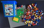 【LEGO】基本セット青いバケツ（ブロック外し付き）に関する画像です。