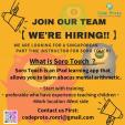 We're Hiring Solo Touch Part time Instructor!
