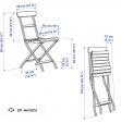 IKEAの机と椅子セットに関する画像です。