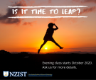 NZIST - 1０月より夜間のクラスが開講しますに関する画像です。