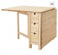 折り畳みダイニングテーブル　IKEA NORDENに関する画像です。