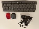 logitechのマウスとキーボード、PC用カメラ