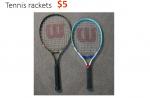 テニスラケット　２つセットに関する画像です。