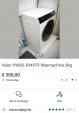 Haier HW80-B14979 洗濯機 8kgに関する画像です。
