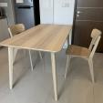 IKEA Lisabo table and 2 chairsに関する画像です。