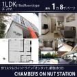 BTSオンヌット駅3分3階1LDK27 ㎡1.8万バーツに関する画像です。