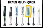 Braunのブレンダー　コンセント部分のみに関する画像です。