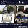 MRTペッチャブリー駅4分15階1LDK33㎡１．8万バーツ