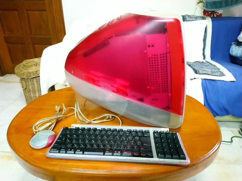 美品 初代 iMac G3 ストロベリー(ピンク)スケルトン - デスクトップ型PC