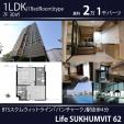 新築・バンチャーク駅徒歩4分7階1LDK30㎡２．1万バーツに関する画像です。