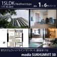 【動画あり】新築♪BTSオンヌット徒歩17分1SLDK16,000バーツ