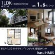 オンヌット駅HABITO近く4階1LDK32㎡１．6万バーツ