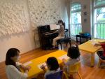 ♪ 3歳半からのグループピアノレッスン in Englishに関する画像です。
