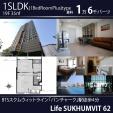 新築バンチャーク4分19階1SLDK35㎡16,000バーツ