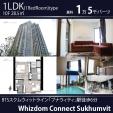 プナウィティ駅ショッピングモール隣接1LDK１．5万バーツ