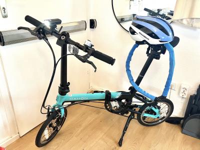 ドイツ・売ります】ミニベロ（DAHON 折りたたみ自転車(エメラルド)）+周辺グッスお譲りします。美品です。 | フリマならドイツ掲示板