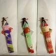 手作り和紙人形の祝箸　５膳１セットに関する画像です。