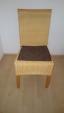 座布団付き籐製の椅子１つ