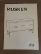 IKEA MUSKEN チェスト 4 drawers, brown 1,500Bに関する画像です。