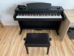 【美品】電子ピアノ(Classic Cantabile DP-50 SM)、黒、ヘッドフォンセットに関する画像です。