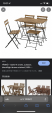 IKEA折りたたみ椅子　TÄRNÖに関する画像です。