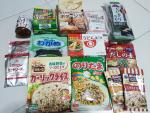 日本の加工食品セットに関する画像です。