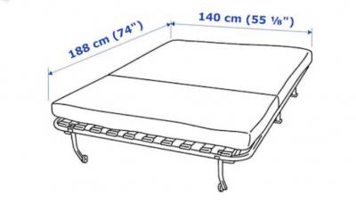 アトランタ・売ります】IKEA LYCKSELE リクセーレ ソファーベッド | フリマならアトランタ掲示板