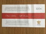 ルレ・エ・シャトー (Relais & Châteaux) €100の金券に関する画像です。