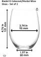 【新品・未使用】Riedel O Cabernet/Merlot Wine Glass 2個セットに関する画像です。