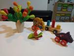 plan toys 木のおもちゃ　5種類セットに関する画像です。