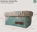 タイ限定　スターバックス　かご　4つセットに関する画像です。