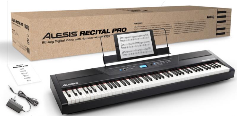 Alesis 電子ピアノ 88鍵盤 ホワイト 初心者向け - 鍵盤楽器