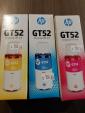 hp GT52 original HP Ink(3色＋おまけ)に関する画像です。