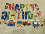 2歳　誕生日　バルーン　男の子　車に関する画像です。