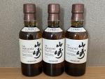 山崎 ウイスキー 180ml × 3本に関する画像です。