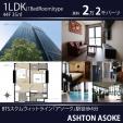 MRTスクムウィット駅徒歩1分44階1LDK２．2万バーツに関する画像です。