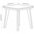 サイドテーブル : IKEA "Lisabo"に関する画像です。