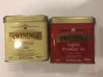 【値下】紅茶TWININGS 2缶セット（English Breakfast, Earl Grey)