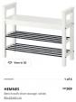 Ikea shoes rack Hemnes 靴置きチェストに関する画像です。