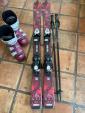 Salomon Jr. Skis, Boots, Poles set (スキーセット）