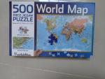 パズル　World Map 500ピース　未開封に関する画像です。