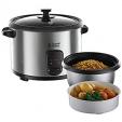 Russell Hobbs 炊飯器　蒸し器付き　１０合炊きに関する画像です。