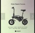 Neon GO Electric Bike (25Km/h, 20Km Range） e-bike