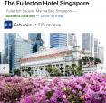 The Fullerton Hotel ONE Night stay 2pax 朝食付き