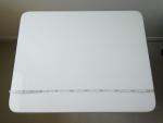 折りたたみテーブル（白）47×38 cm 軽量2.5kgに関する画像です。