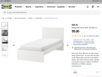 IKEAのシングルベッドを売ります