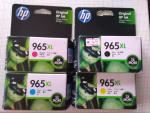 HPインクカートリッジ　965XL 4色に関する画像です。