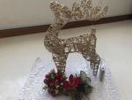 クリスマスの飾り_キラキラのトナカイ※ミニ飾り付きに関する画像です。