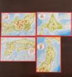 日本地図パズル　4枚組に関する画像です。