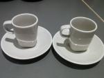 コーヒーカップ＆皿（２個セット）に関する画像です。